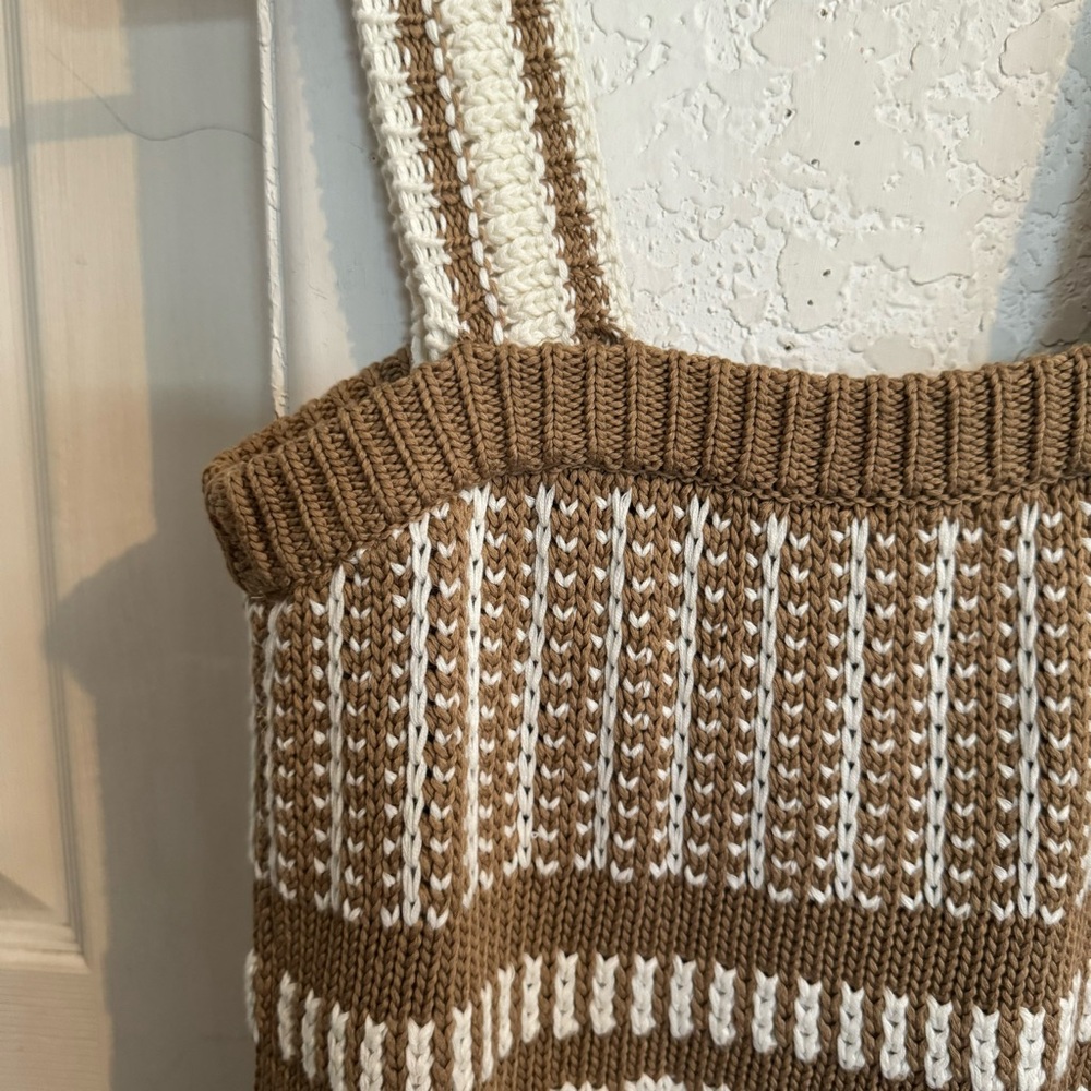 Veronica Beard Cream and Tan Knit Tank Top - Picture 8 of 10